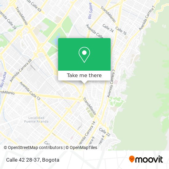 Calle 42 28-37 map