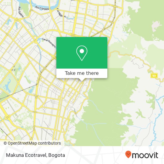 Makuna Ecotravel map