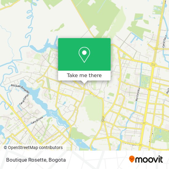 Boutique Rosette map