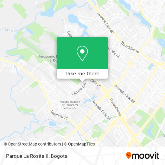 Parque La Rosita II map