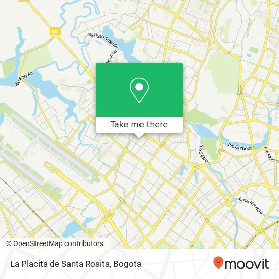 Mapa de La Placita de Santa Rosita