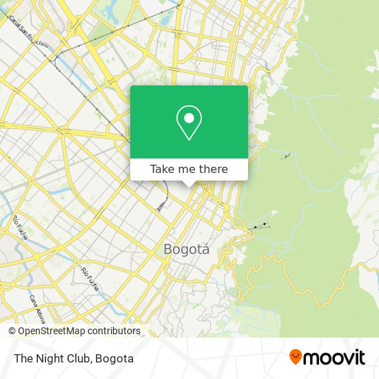 Mapa de The Night Club