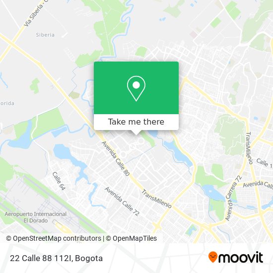 Mapa de 22 Calle 88 112I