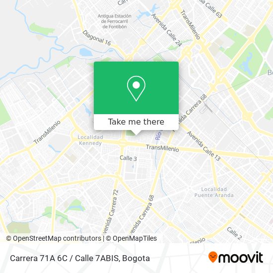 Carrera 71A 6C / Calle 7ABIS map