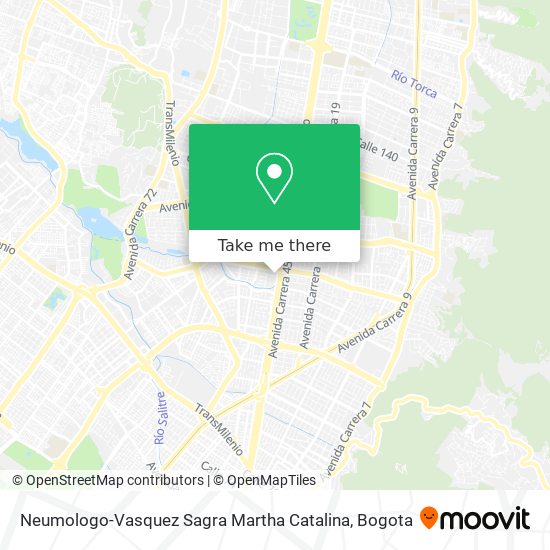 Neumologo-Vasquez Sagra Martha Catalina map