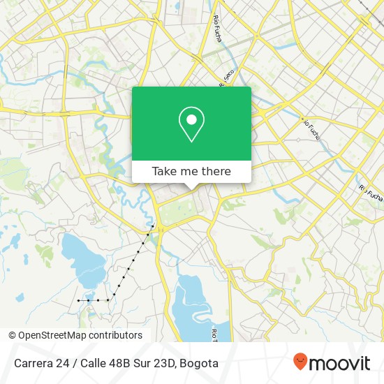 Mapa de Carrera 24 / Calle 48B Sur 23D