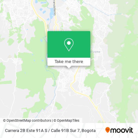 Carrera 2B Este 91A S / Calle 91B Sur 7 map