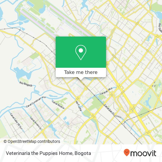 Veterinaria the Puppies Home map