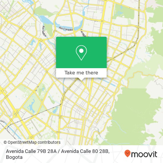 Avenida Calle 79B 28A / Avenida Calle 80 28B map