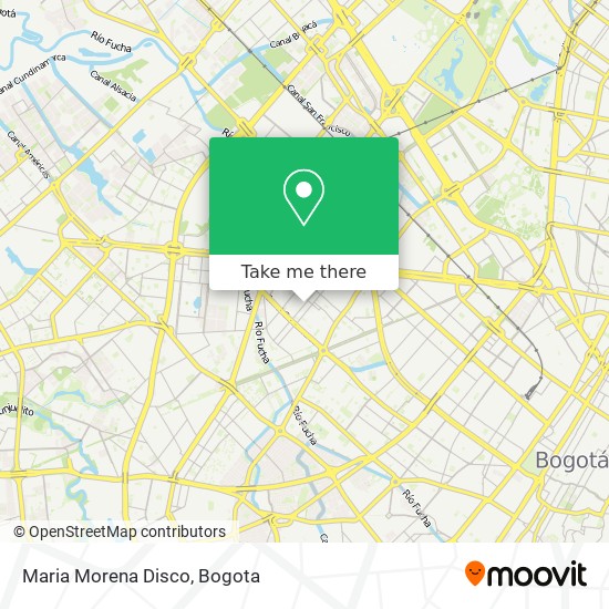 Maria Morena Disco map