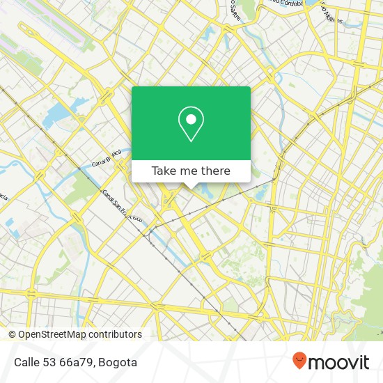 Calle 53 66a79 map