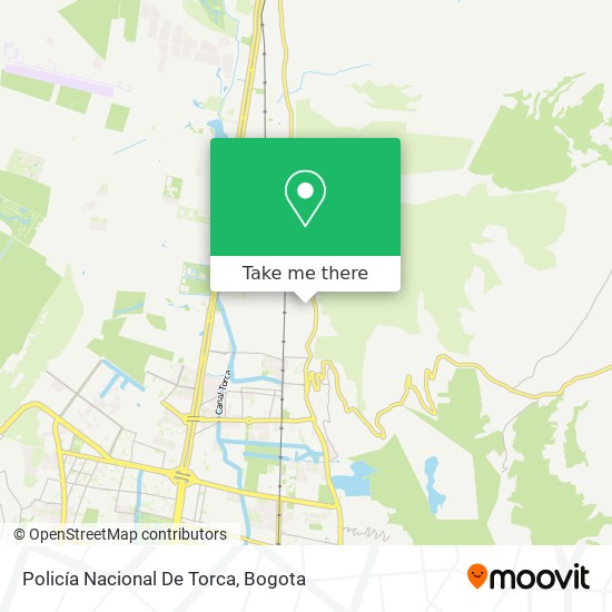 Policía Nacional De Torca map