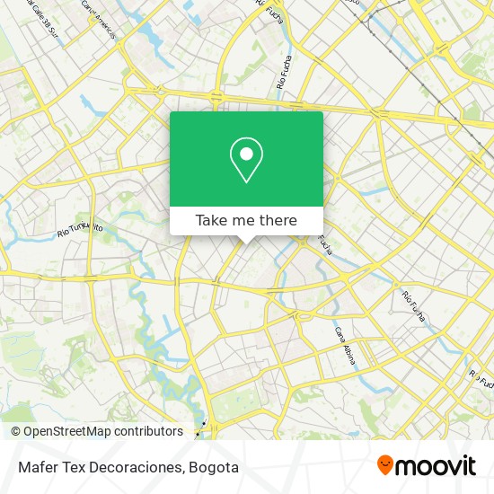 Mafer Tex Decoraciones map