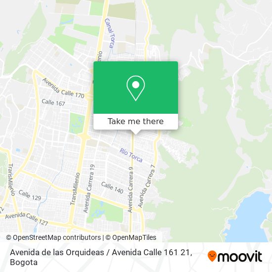 Avenida de las Orquideas / Avenida Calle 161 21 map