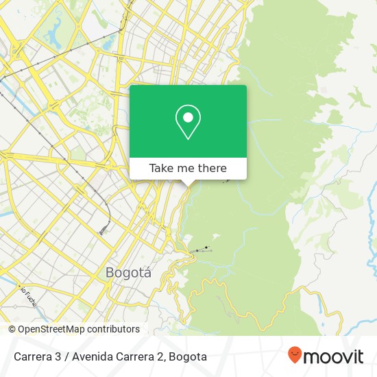 Mapa de Carrera 3 / Avenida Carrera 2