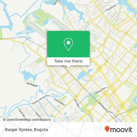 Burger Xpress map