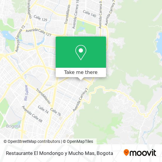Restaurante El Mondongo y Mucho Mas map