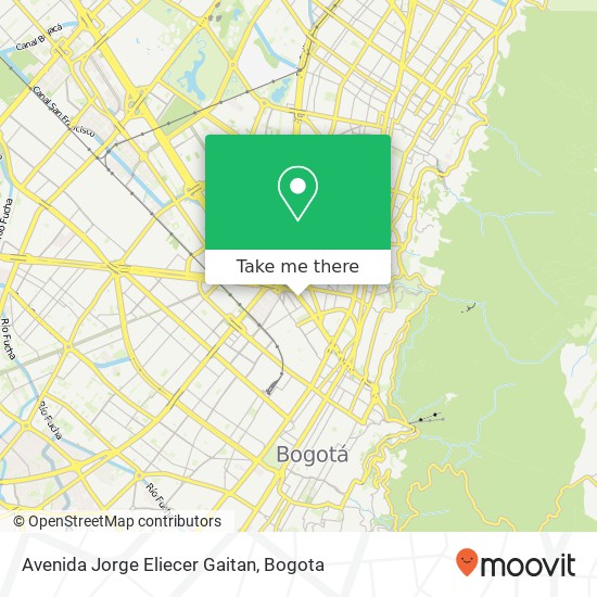 Avenida Jorge Eliecer Gaitan map