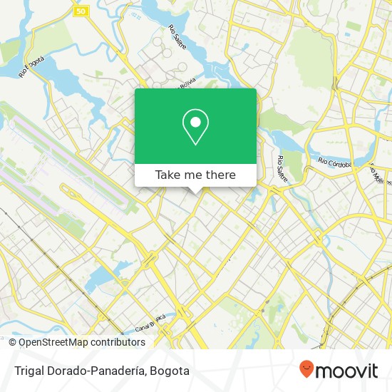 Trigal Dorado-Panadería map