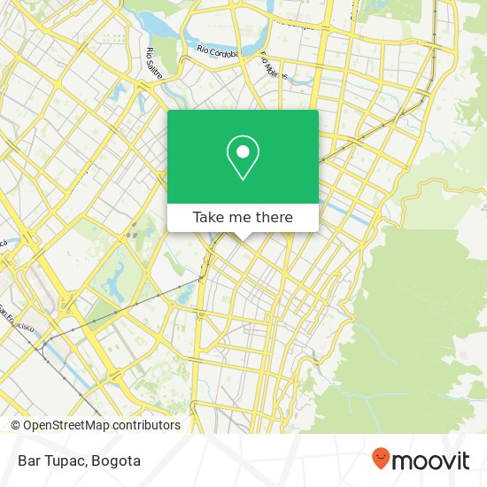 Bar Tupac map