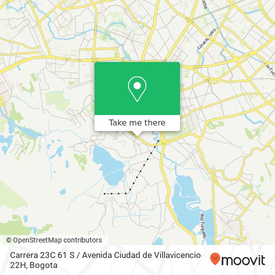 Carrera 23C 61 S / Avenida Ciudad de Villavicencio 22H map