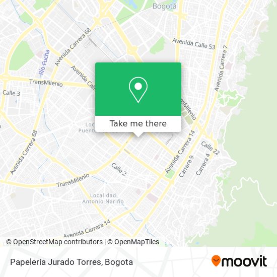 Papelería Jurado Torres map