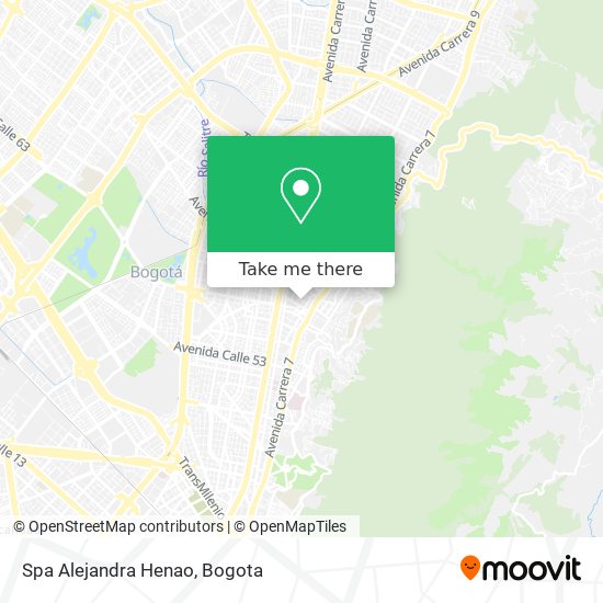 Mapa de Spa Alejandra Henao
