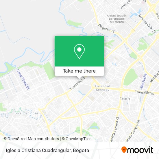 Iglesia Cristiana Cuadrangular map