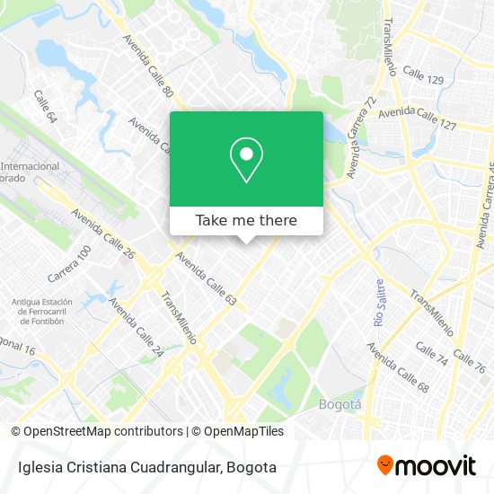 Iglesia Cristiana Cuadrangular map