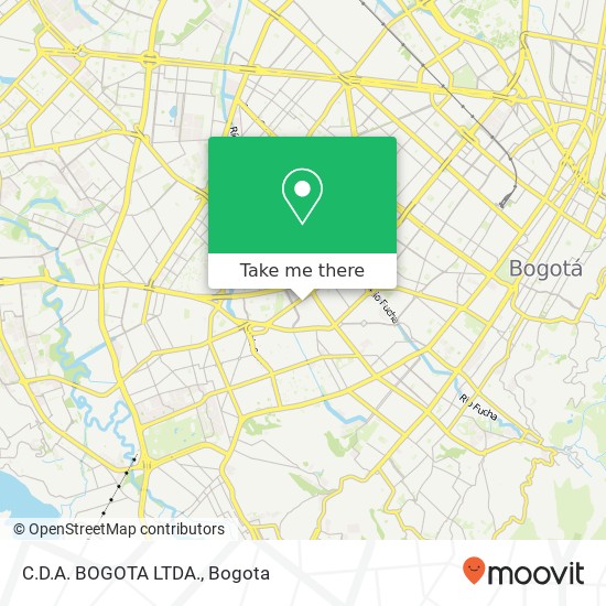 C.D.A. BOGOTA LTDA. map