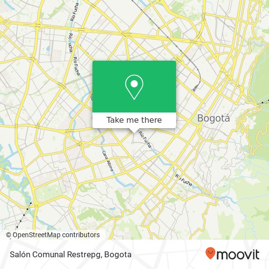 Mapa de Salón Comunal Restrepg