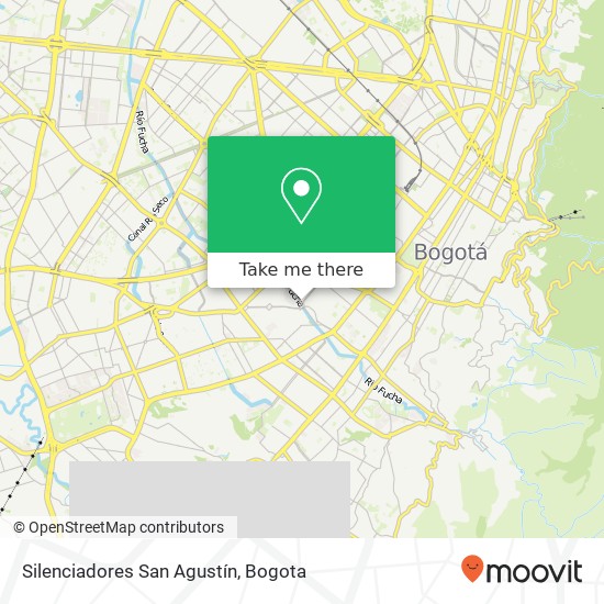 Silenciadores San Agustín map