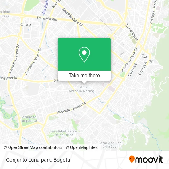 Conjunto Luna park map