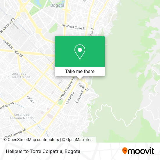 Helipuerto Torre Colpatria map
