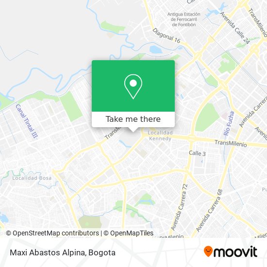 Maxi Abastos Alpina map