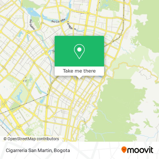 Cigarreria San Martin map