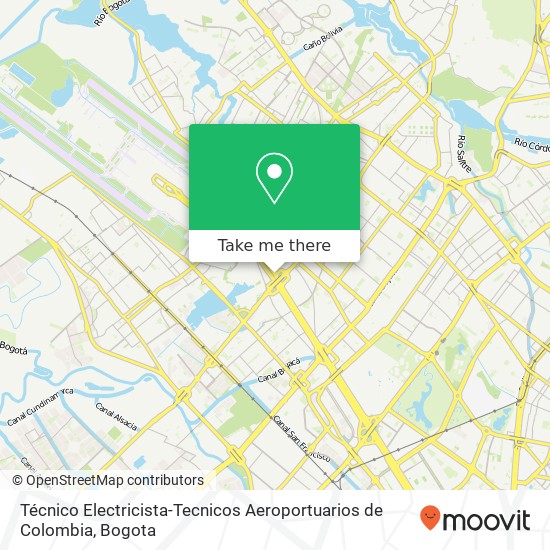 Técnico Electricista-Tecnicos Aeroportuarios de Colombia map