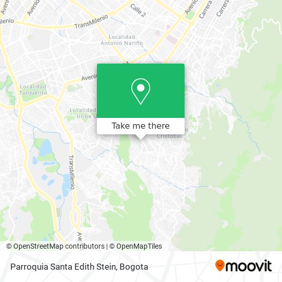 How to get to Parroquia Santa Edith Stein in San Cristóbal by SITP or  Transmilenio?