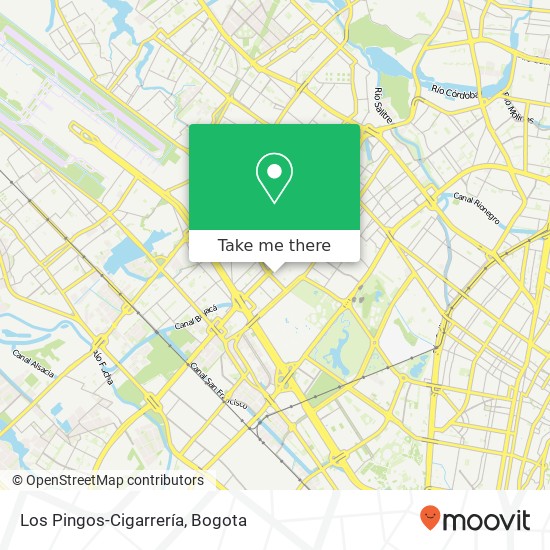 Los Pingos-Cigarrería map