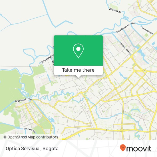 Optica Servisual map