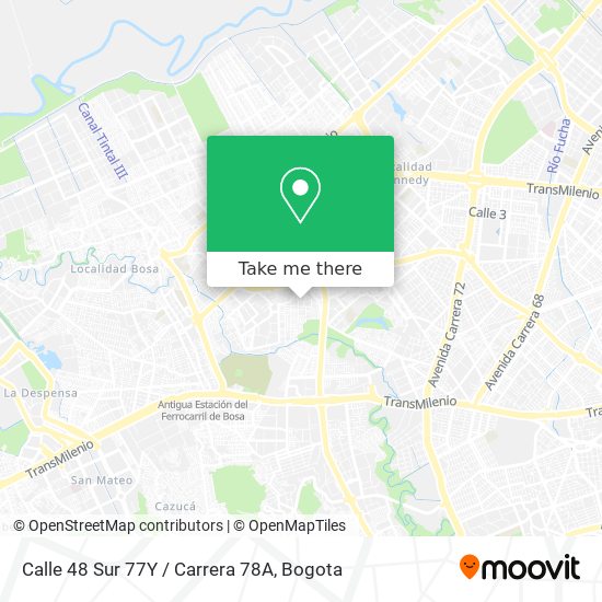 Calle 48 Sur 77Y / Carrera 78A map
