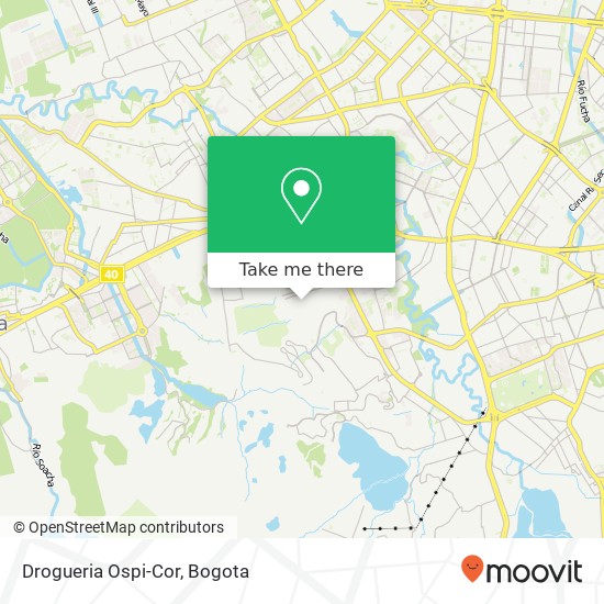 Drogueria Ospi-Cor map