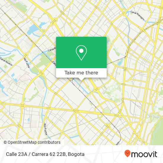 Calle 23A / Carrera 62 22B map