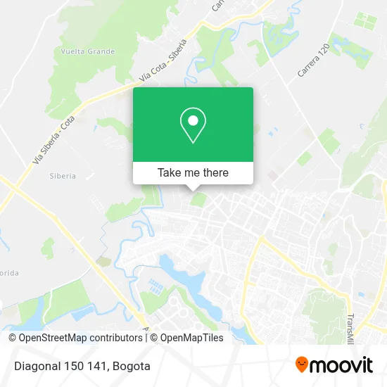 Diagonal 150 141 map