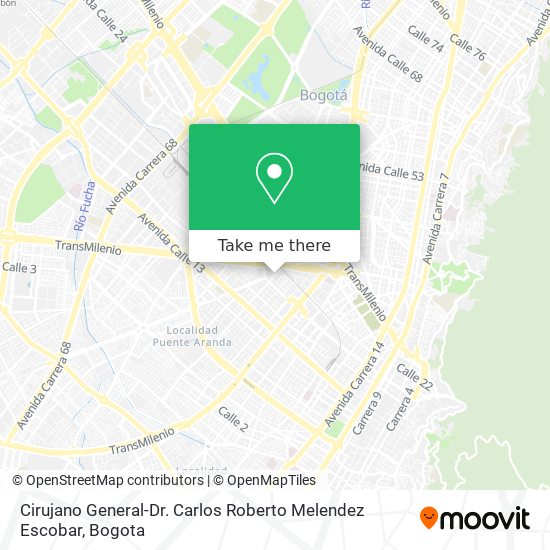 Cirujano General-Dr. Carlos Roberto Melendez Escobar map