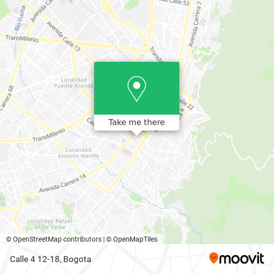 Mapa de Calle 4 12-18