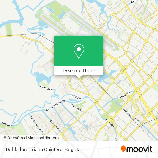 Dobladora Triana Quintero map