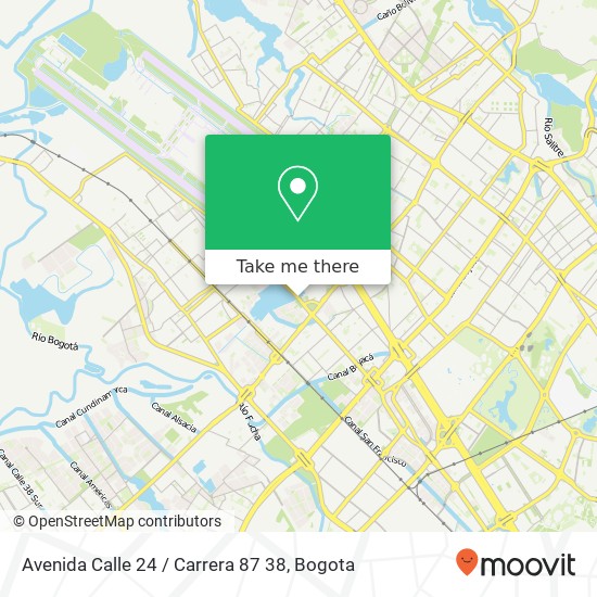 Avenida Calle 24 / Carrera 87 38 map