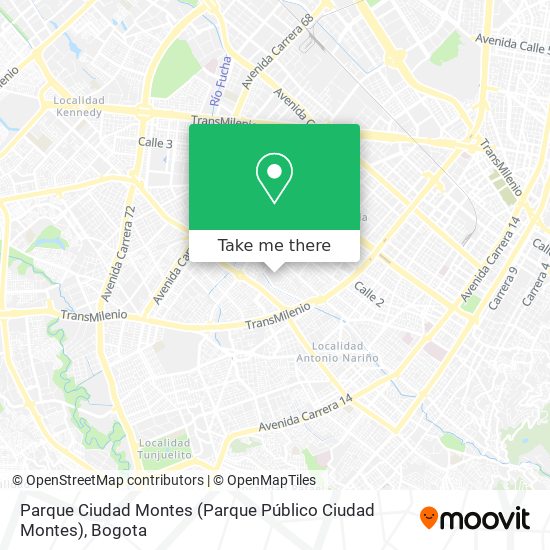 Parque Ciudad Montes map