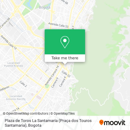 Plaza de Toros La Santamaría (Praça dos Touros Santamaria) map